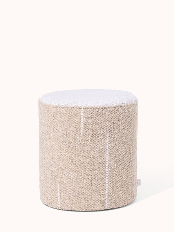 Comporta pouf | Sand & Cream