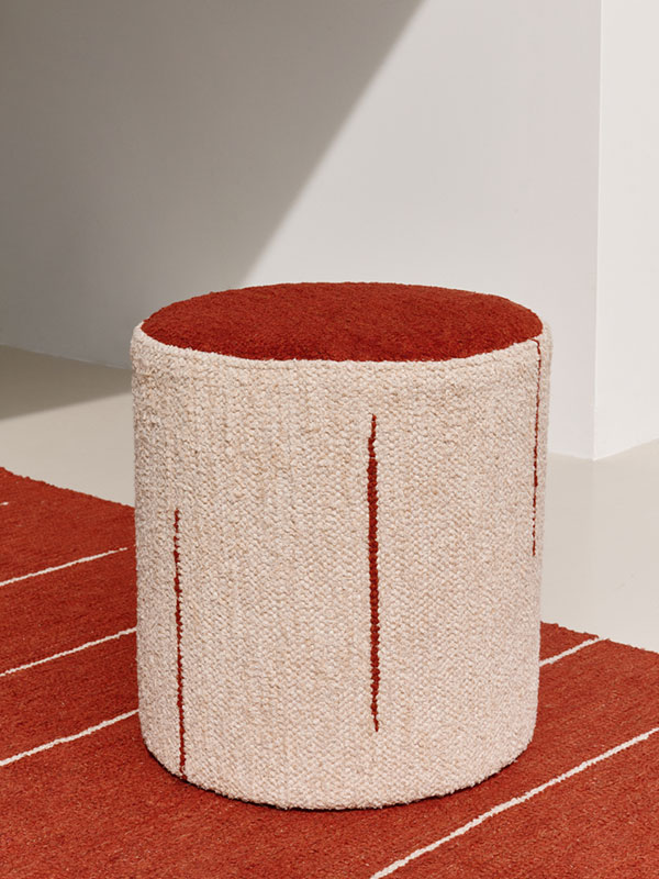 Pouf Comporta | Sable & Terracotta